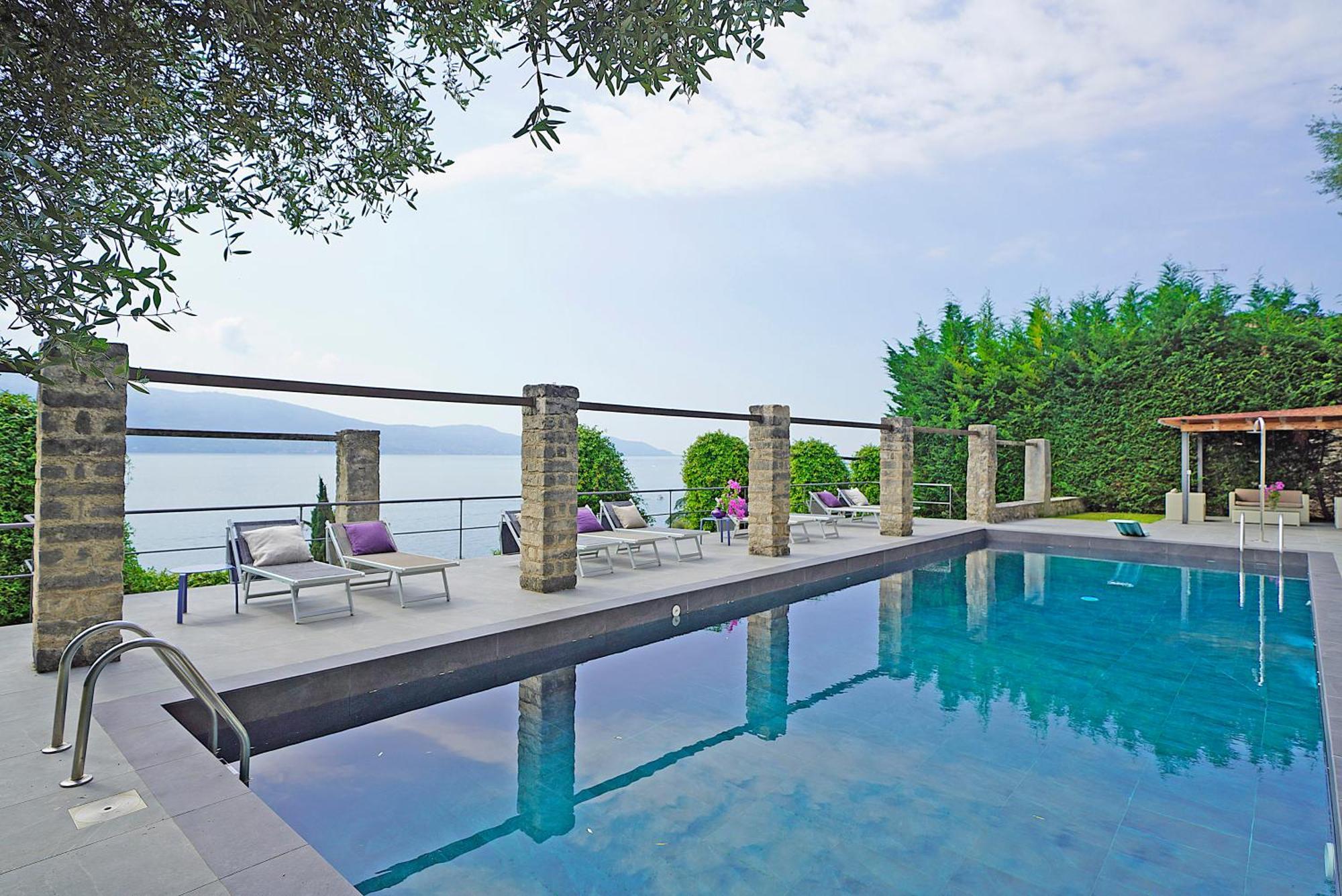 Villa Rachele: Stunning Luxury Villa In Centre Gargnano With Private Pool And Breathtaking Views Exteriör bild